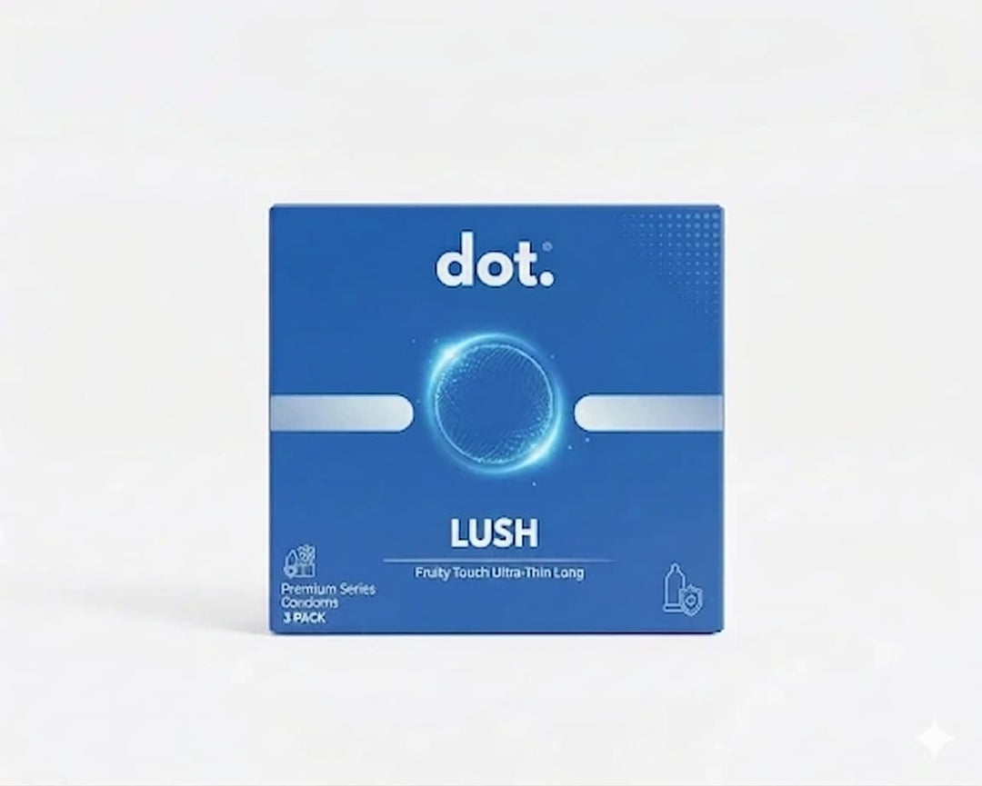 Dot Lush Condoms – Ultra Thin & Flavoured (3-in-1)